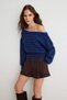 Saks Striped Boat Neck Knitwear Sweater Twoaw27Kz00347 - 2