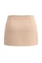 Beige Striped Skirt-Look Woven Shorts & Bermuda Twoaw27Sr00071 - 4