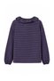 Purple Ruffle Detailed Front Blouse Twoaw27Bz00433 - 4