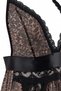 Multi-Colored Leopard Patterned Belt Detailed Panty Babydoll/Fantasy Nightgown Thmss26Ll00032 - 2