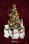 Christmas Decorative Snowman Figure with Green Hat and Scarf 73 cm - 2
