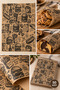 50 Pieces of Patterned Oil-Proof Presentation Paper Vintage Newspaper Pattern Service and Presentation Paper |   4 Desenden 1 Is Sent - 4