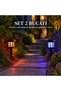 Solar LED garden lamp, Lantern type, Flippy, Red - 7