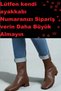 Heeled Stretch Ankle Boots Women's Brown Short Stretch Boots Heel Height 3 cm - 2