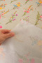 Begonvil Dertsiz & Easy to Clean Ruffled Tablecloth 145X200 cm - 4