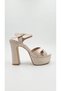 Mink Satin Women's Heeled Shoes 634.2206 - 2