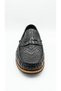Black men's genuine leather leather shoes 740.894 - 3