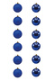 6 cm 12-Piece Cici Ball Christmas Tree Ornament 6 Matte + 6 Glossy - 3