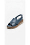 Blue Women's Genuine Leather Sandals 562.036 - 2