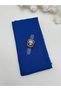10 Pieces Navy Blue Flared Scarf and Zikirmatik Set Hajj Umrah Mevlid Gift - 2