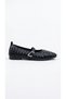 Black women's ballet flat 240.52010 - 2