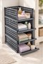 Smart Shelf Maxi Set of 4 - Multi-Purpose Closet Organizer with Sliding Drawers