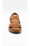 Tan Suede Women's Genuine Leather Sandals 546.1102 - 3