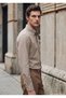 Beige Casual Fit Long Woven Casual 100% Cotton Shirt - 2