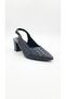 Black Women's Thick Heeled Shoes 240.25-921