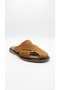 Tan Suede Women's Genuine Leather Slippers 109.26619