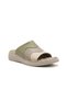Green multi women's genuine leather slipper 213.a-420-244