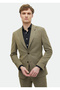 Mink Stripe Zeroweight Slim Fit Linen Blend Suit - 4