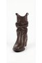 Brown women's genuine leather boot 364.100 - 3