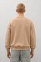 Men's 100% Cotton Comfortable A.Beige Winter Sweatshirt - 6