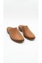 Tan Women's Genuine Leather Slippers 109.26314 - 4