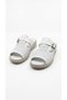 White Women's Genuine Leather Slippers 660.528 - 4