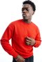 Men's Regular Long Sleeve Red Basic Sweatshirt