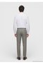 Khaki Plain Woven Jogging Fit Casual 100% Linen Trousers - 4