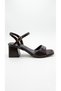 Brown Wrinkled Women's Heeled Shoes 097.928.Y-26190 - 3
