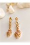 Xupingg Luxe Series Earrings Dangle Stamped with Stones Gold/Rose Color Plated + Gift Package - 8