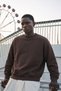 Men's 100% Cotton Regular Fit Brown Sweatshirt