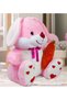 Cute 80 cm Rabbit Holding a Carrot in Her Hand - 2