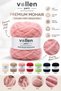 5 Pcs Premium Mohair Knitting Yarn 100 Gr 250 m – Soft Lightweight Plump Texture |   Shawl Cardigan Sweater Scarf Rope - 3