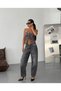 Women's 100% Cotton Denim Bustier – Strapless Buttoned Modern Crop Top - 3