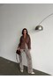 Women's Leopard Patterned Flared Trousers - 2