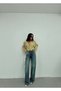 High Waist Classic Blue Straight Leg Denim Pants