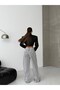 Women's Wide-Leg Wide Leg Jean - 100% Cotton Ripped Detailed Pants - 5