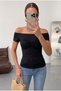 Flexible Textured Crop Knitted Blouse - 5