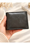 Men's Wallet, Belt, Card Holder and Mechanism Wallet Set, Boxed, Stylish Gift Set, Black Color - 3