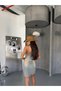 Women's Strappy Mini Jean Dress – 98% Cotton Vintage Washed Fitted Denim Dress - 2