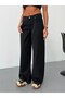Women's High Waist Relaxed Fit Flowy Wide Leg Jean Pants - 3