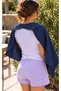 100% Cotton Double Layer Muslin Underwire Nursing Cover (Nursing Apron) 90X70 cm Navy Blue - 3