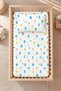 Abc 100% Cotton Ranforce Baby Elastic Sheet Set