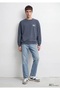 M0S10659 Logo Printed Sweatshirt Men's Sweatshirt Gray - 2