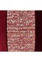 Throw Pillow Cover 50*50 cm Red and Beige Set of 2 Velvet Fabric Pillow Filling Not Included. - 5