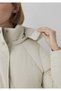 M1110863 Water Repellent Inflatable Coat Women's Coat Beige - 8
