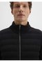 Zippered Black Knitwear Cardigan Slim Fit / Slim Fit 070697 -900 - 6