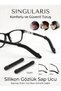 Eyeglasses Silicone Temple Tip 1 Pair Anti Slip Silicone Ear Temple Tip