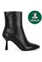 Tipaso Genuine Leather Orthopedic Heeled Women's Boots Black