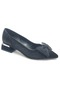 Feles Lace Ribbon Buckle Detailed Women's Classic Shoes Black - 3